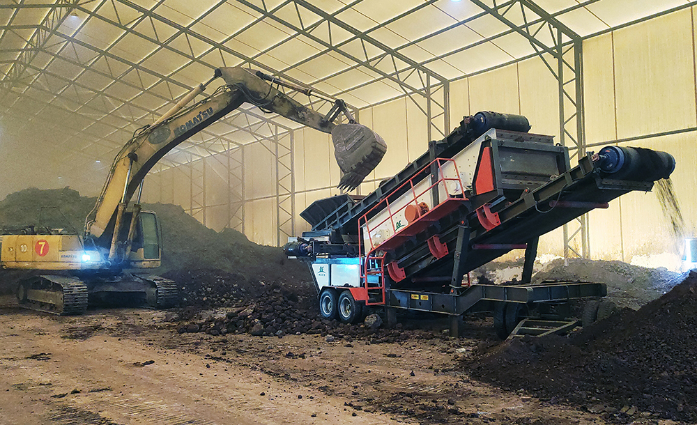 重慶某污染土壤篩分預處理項目